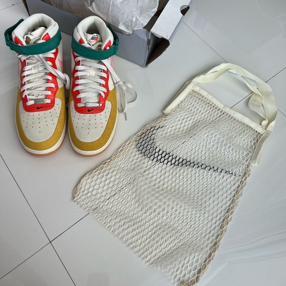 Nike Air Force 1 Mid NH 'Coconut Milk' Bleached Coral DR0158-100 AUTHENTIC NEW - Picture 3 of 15